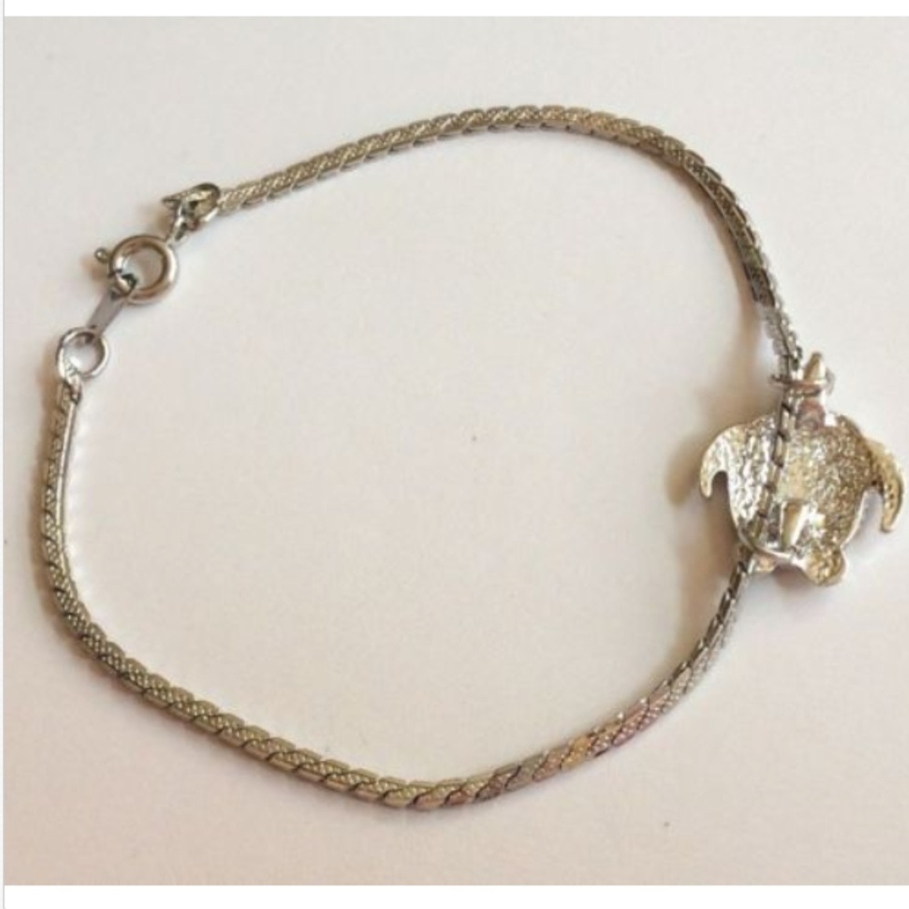 Silver Sea Turtle Charm Bracelet Beach Life Island - Picture 7 of 8